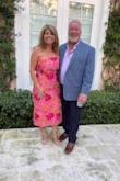 Absolutely love this dress! Wore to a friends daughters wedding that was a formal pastel wedding in Florida. Got so many compliments on this dress. The material of the dress was good fabric had a little bit of trouble zipping up around the bust area. I ordered a large and it fit everywhere, but just a little tight in the bust. Also bought the matching shoes which were very comfortable once I learned how to tie them correctly. considering buying this in the blue color also but I would definitely recommend going a size up. The size chart recommended a medium for me ordered it had to return it and the large was definitely a better size. - Sheryl L.