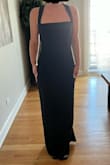 I bought this as a bridesmaid dress for an upcoming wedding, but I think this would also be a great dress to wear as a wedding guest at a black tie wedding or formal event. Stretchy and form-fitting fabric that hugs your curves well! Flattering neckline for my broad shoulders and the cross-back adds a little oomph to an otherwise pretty plain dress. It's also a perfect length for my 5'6'' frame - wearing 3 inch heels in this photo. - Alexandra D.