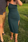 This dress fit me perfectly and I was comfortable all night with it! Color and fit were exactly as advertised. I got so many compliments and can't wait to find another reason to wear it! - Claire J.