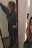 I was nervous about the crop but I simply added a black tank underneath. I wore it on a work trip to Chicago during St. Patty's Day and got so many compliments! - Jennifer N.