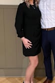 Purchased for a fire dept banquet ceremony and it was perfect. I never tried it on before the night of wearing it and it fit perfectly. I obviously did a lot of review reading before purchase, but it was very much true to size. It looked great and I got a lot of compliments. I definitely recommend this for any semi-formal type of event. - Layla S.