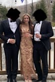 This dress was great! I received a lot of compliments. It fits a smaller bust as well, form fitting but had some stretch! - Ashley L.