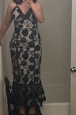 I have other trumpet dresses from other brands that look flattering on me, since I have a curvy body, but this one doesn't. It is really big on the bust and tight on the waist, so I returned it. I wanted to order a size down, but I'm afraid it wouldn't fit me on the waist. Since I chose store credit, if I buy another size using the credit, I won't be able to return in case it doesn't fit me, which is annoying. Also, the material is very itchy, not comfortable at all. This is my first time buying on Lulus, but I don't like the experience. I probably won't buy again once I use my store credit. - Mariela G.