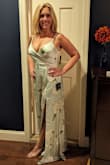 This dress fits absolutely perfect!! It's exactly as pictured on the website. I ordered a size small, and the only alteration that needs to be made is the length. I was looking for a dress for my son's wedding in Phoenix, AZ in June. His venue is a rustic chic vibe so not too dressy. My husband saw this dress, and I was hesitant to order. However, as soon as I put it on, we both knew it was perfect! I'm in the busty side and the top of the dress is comfortable and complimentary. I would highly recommend this dress. - Stacey B.