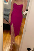 Beautiful dress but won't fit big breasts. The dress has a small bra built in. - Marta Z.