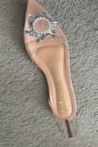 Cutest flats! I'm a 9.5 and ordered the 10- perfect fit. I have narrow feet/toes. Upon first try, the flats made a lot of squeaking noise. I wiped shoe with a fabric softener sheet, problem solved. Order these, you'll receive countless compliments. - Marie S.