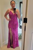 Fits great and the length is perfect with heels. No need for me to alter this dress. - Alanna M.