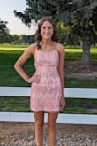 This dress came really fast, and I loved it! It was gorgeous, and nobody else had what I was wearing! It fit perfectly, and it is my favorite dress so far. - Grayson G.