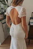 The fabrics & the fit are so much better than expected; it fits almost perfectly. It was a big guess as return costs are not covered when shipped to EU... No risk, no reward! Def lot of it... My EU sizes are height 163cm/56 kg/34C or 32D/Waist 74cm/hip 96cm - Chantal D.