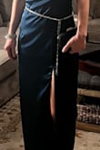 Bought this dress for a costume party. I'm usually an XS or size 2. Based on reviews, I bought both a S and XS, and the Small fit perfectly. Perfect length when I paired it with 4 inch heels. Comfortable and I got a lot of compliments. It's not a very well made dress (the seam on the bottom puckers a bit) but not so much that it screams "cheap". I zhuzhed it up with a rhinestone belt, which helped define the waist better. - Marlene S.