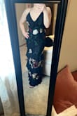 Love love love this dress. So beautiful and unique. Very flattering, and with heels, I don't need any alterations. - Lindsay C.