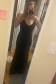I wore this for my cousin's wedding and love it! The clasp in the back was a little wonky, but for the price and fit, it's worth it. It was my first time buying something from Lulu's, and I definitely will be buying from here for my next event. - Dalton B.