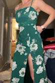 I bought this dress for my engagement photo shoot as I thought it looked beautiful online. I haven't done my engagement photo shoot yet, but I did try the dress on and I love it. The back is also beautiful! Don't hesitate, it's worth the money! - Candace J.