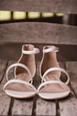 I had to wear the flattest heels possible for my wedding and these were perfect for a late spring day! I ended up having a sprained ankle (not while wearing these shoes) and these sandals didn't hurt my feet even after standing/dancing for a few hours. - Ruth N.