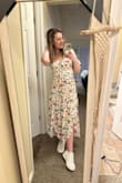 I wasn't so sure at first. The buttons down the front need some extra attention! But the more I play around with it, I love it even more. It feels flowy when you walk, it can be cute and/or sexy. (Be careful lifting your arms, the arm pieces are attached only by a couple of small stitches). - Morgan S.