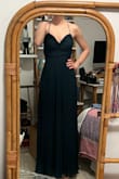 This was so close to being the winner of my outfit for my brother's wedding. The pleats elevate the look of the dress and the bodice is simple but elegant. - Kelly M.