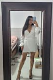 Me encantó, me pedí la talla XS, es un vestido que puedo usar en un cóctel, cena o fiesta. Es de material de tela fresca, con estilo cebra. - Marcia L.