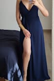 I think the size is a little small, especially for an adjustable dress. The length is correct and it is fully lined.

I bought it on sale and I think it was worth it. - Paulina M.
