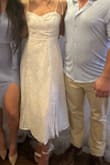 I wore this dress for my engagement party and it complimented my body so well. However, I do think this dress is better suited for people with bigger busts because there is an awkward amount of space on top for me. But nonetheless, I loved it overall! - Hannah O.