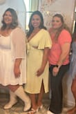 I wore this to my sisters bridal shower brunch and everyone loved it! The color and material was overall great. I do normally wear a size medium but ordered a large and it fit perfectly! - Rocio C.