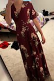 Love the fact that it has sleeves and it also has a snap in the chest area so that it doesn't slide apart while wearing. Perfect length. It did smell AWFUL when it shipped; nothing else in the order did except this. I had to wash it twice to get the smell out, and it even made my skin smell. It was so potent. - Arlie M.