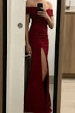 I love how it fits my body and enhances my curves. The fabric is amazing and the red is darker than the photos in the website - but I love it! Super recommend it! - Michele O.