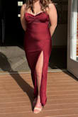 The dress came in perfect condition and arrived when expected. The dress quality is really good and the material is amazing! I loved how the dress looked on, it was exactly like the picture! The fit was exactly as described and was true to size for me. :) - Ella G.
