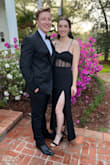 This dress was comfortable the whole night. It has enough stretch to sit easily. I could have maybe worn a small and had more support in the chest, but I did not have time to exchange etc. It was plenty long for me to wear heels (I am 5'9"). - Anabel K.