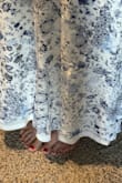 I love everything about this dress except the lining underneath. It's about an inch too long. You can see it from the front and the back. I'm so sad because this dress was going to be perfect for the wine feast in California. - Jordan T.