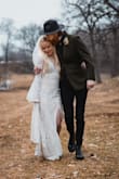 I was not immediately a fan of this dress (having envisioned a strapless dress for my wedding). However, it ended up being perfectly suited for my rustic country wedding in winter. I did all my own alterations by hand (cinched in the neckline to reduce gaping in the bust area, added cups, and sewed the lining to the exterior lace. I didn't take off any extra length as I loved the long train. Although it was a little too long for my height, it was fine with my 4 inch boots. Don't forget to spend time steaming this dress the night before - it will flow beautifully! It hugs in all the right places and is quite flattering (especially for pear shaped or hourglass figures). And most importantly, it's a very photogenic dress! Credit to our amazing film photographer, carlrickard.com who captured some stunning shots. So happy I found this dress on Lulus - absolutely no regrets! - Krissy C.