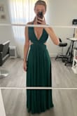 This dress is an absolute dream! I am 5'10" with curves, so finding the perfect fit is always a challenge, but this dress nails it. The length and fit are spot on. I can even wear heels without worry! The quality is top-notch, the material is divine, and it's incredibly comfortable. Highly recommend! - Jessica