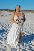 Loved this dress I had to go a size larger due to my breast. Was a perfect beach wedding dress. - Priscilla L.
