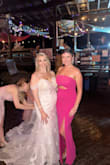 This dress was super flattering and so cute! The length was perfect for me (a lot of times dresses are a little too short for me) and I do think I couldn't had the top taken in a smidgen but otherwise it was perfect and beautiful. - Emily A.