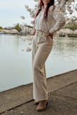I really love the fabric and it was perfectly flowy. However- the hook closure is already loose and will need a few stitches to stay on, and the outer linen layer shrunk even in a cool temp wash. Be careful! - Anna K.