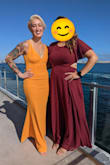 I absolutely loved this dress! It's form fitting; the color is fun and it's very flattering! I originally bought it in 2022 for a formal summer wedding and wore it again for an Oscars party this year. It withstands the test of time! The only problem I had was that it's a little big in the chest, but I am a little smaller chested compared to the rest of my proportions, so that's mostly a me problem. Highly recommend this dress! - Karlee S.