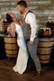 This dress was so simple yet so beautiful! Got so many compliments, and no one even knew how affordable my dress was :P. The straps do have slightly bulky tighteners so I had them removed. The fit was true to size and perfect as well! LOVE LOVE LOVE! - Stephanie S.