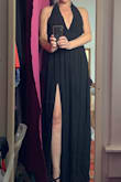 The dress looks like it cost $500 or more. Perfect fit. The thigh slit makes my legs look lonnnnnng! And so comfortable! Can't wait to wear it to an awards ceremony next month. - Susan R.
