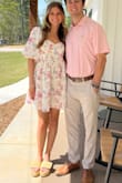 Fits true to size! I wore this as my Easter dress and got several compliments! Love it so much! - Shelby M.