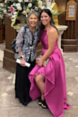 Stunning pouch clutch! It went perfectly with my dress that I wore to my little cousin's wedding. Beautifully detailed with sequins and comes with a removable gold chain strap. I wore this clutch with and without the chain and during the night. Big enough to hold the essentials such as your phone, lip gloss and wallet! - Mai-Linh C.