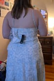 Got this as a potential grad dress. The quality seemed good; it's lined which is nice. But I zipped it up, and the seams on the dress started to fall apart and away from the "boning". Girlies, this isn't the one, I promise :D - Kate W.