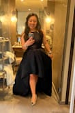 I ordered M but was a little small. Then, I ordered L which was perfect. I received so many compliments throughout the night. Plus, it had pockets so you could put in your cell and lipstick and be ready on the dance floor without worrying about your purse. Made me feel like a princess. - Leny M.