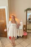 So cute and comfy! Fits true to size. I'm 5'2, 140lbs, 34C, and it fits beautifully! - Allison M.
