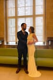 Fab dress that fit perfectly over my bump for our wedding in New York! - Caroline C.