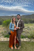 Loved the color - beautiful burnt orange that complimented the Tucson desert where I attended a friend's wedding. I used some fashion tape on the top since I'm a bit smaller in the bust and didn't want any mishaps while dancing, and it worked great. - Susan F.