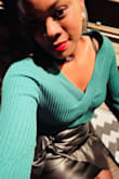 The shoulders were a bit wide. Still received compliments! - Maryann W.