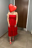 This dress is incredibly flattering and very comfortable! The cut is nice, and the bust is stretchy, which is great if you have bigger boobs. - Amy S.
