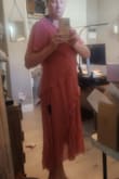 I haven't worn this for my event yet, but I love the fit and color. Very flattering on my shape and size is accurate. - Christy F.
