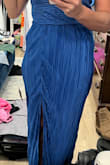 I love the color, fabric, fit, but zipper is placed on the side and it looks bumpy on my left hip. - Anna M.