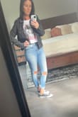 Love the grunge look of this shirt. Fits true to size. I've got many compliments on it. - Johnna A.
