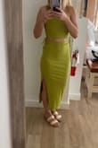 Love the color! I'm usually an xs so definitely size up because even the small was tight. - Mia D.